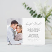 紫エレガントのゲ結婚スト詳細と写真 エンクロージャーカード (スタンド正面)