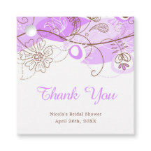 紫エレガントのフローラツイストブライダルシャワー