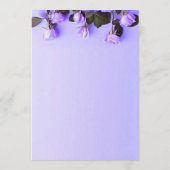 紫エレガントのフローラブライダルブランチ メニュー (裏面)