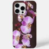 紫エレガントガーリー色の白い蘭の花 Case-Mate iPhoneケース (裏面)
