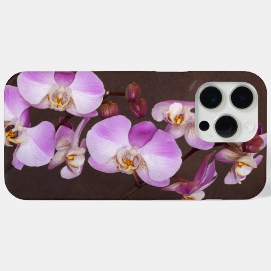 紫エレガントガーリー色の白い蘭の花 Case-Mate iPhoneケース (裏面 (横))