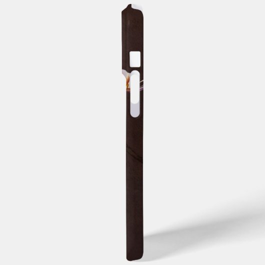 紫エレガントガーリー色の白い蘭の花 Case-Mate iPhoneケース (裏面 / 左)