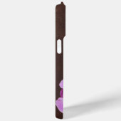 紫エレガントガーリー色の白い蘭の花 Case-Mate iPhoneケース (裏面 / 右)