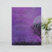 紫エレガントゴシックのナイトポ結婚スのメニュー (スタンド正面)