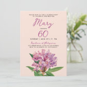 紫エレガントシャクナゲ60日 招待状 (スタンド正面)