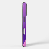 紫エレガントピンク勾配波抽象芸術 Case-Mate iPhoneケース (裏面 / 右)