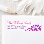 紫エレガントピンク ラベル (インサイチュ)