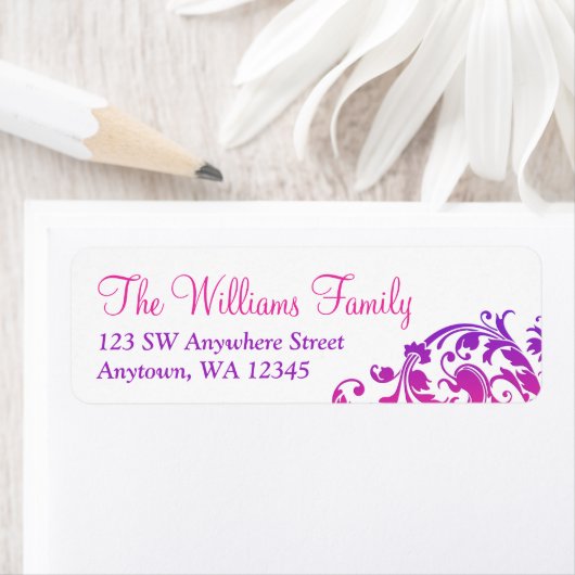 紫エレガントピンク ラベル (インサイチュ)