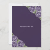 紫エレガントフローラ写真追悼会 招待状 (裏面)