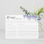 紫エレガントフローラ水彩ブライダルシャワー (スタンド正面)