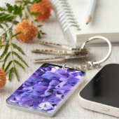 紫エレガントフローラ紫紫紫紫紫紫紫紫陽花 キーホルダー (正面右)