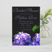 紫エレガントフローラ紫紫紫紫紫紫紫紫陽花 招待状 (スタンド正面)