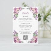 紫エレガントフローラ エンクロージャーカード (スタンド正面)