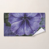 紫エレガントフローラ バスタオルセット (ハンドタオル)