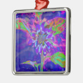 紫エレガントフローラ メタルオーナメント (左)