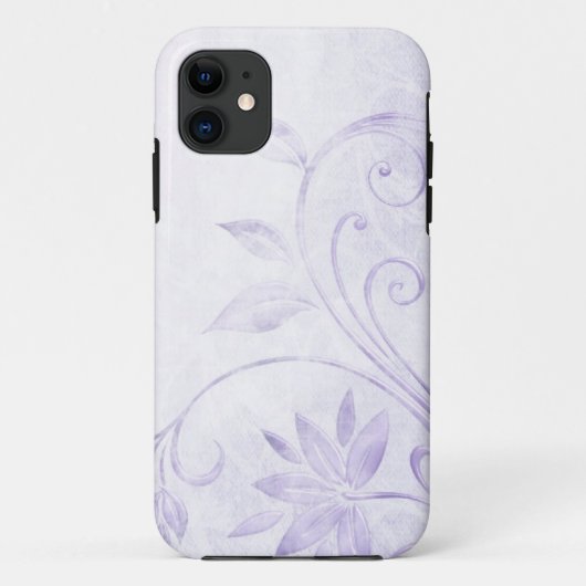 紫エレガントヴィンテージ Case-Mate iPhoneケース (裏面)