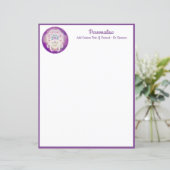 紫エレガント女神スピリチュアルパーソナライズされた (スタンド正面)