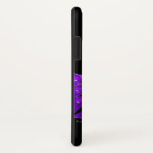 紫エレガント孔雀、アメジストモノグラム Case-Mate iPhoneケース (裏面/右)