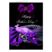 紫エレガント孔雀、宝石の石、弓の父の日 (正面)