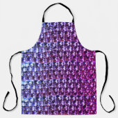 紫エレガント宝石ダイヤモンド エプロン (正面)