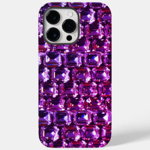 紫エレガント宝石ダイヤモンド Case-Mate iPhone 14 PRO MAXケース
