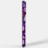 紫エレガント宝石ダイヤモンド Case-Mate iPhoneケース (裏面 / 右)