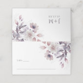 紫エレガント植物学 プレイスカード (外部開封)