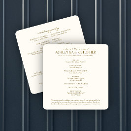 紫エレガント水彩野花結婚の プログラム