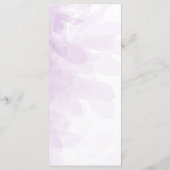 紫エレガント水色のメ結婚ニュー メニュー (裏面)