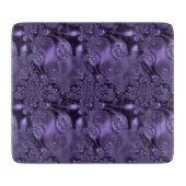 紫エレガント王室のの液体の輝き カッティングボード (正面)