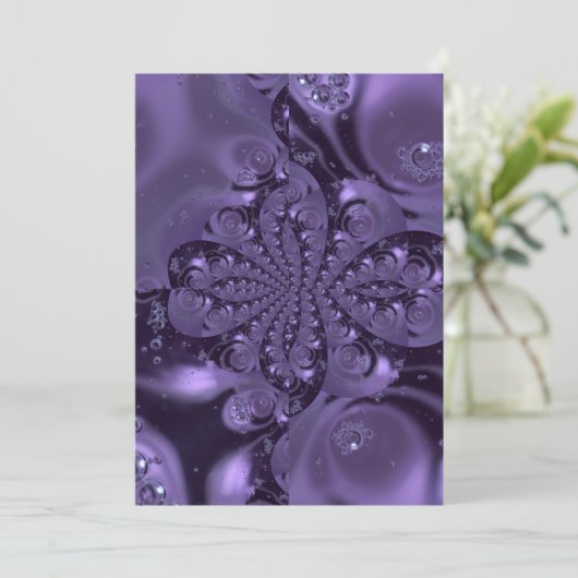 紫エレガント王室のの液体の輝き シーズンカード (スタンド正面)
