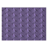 紫エレガント王室のの液体の輝き テーブルクロス (正面(横))