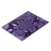 紫エレガント王室のの液体の輝き ノートブック (左側)