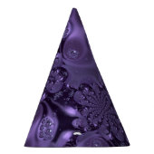 紫エレガント王室のの液体の輝き パーティーハット (右)