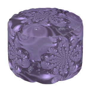 紫エレガント王室のの液体の輝き プーフ