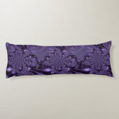 紫エレガント王室のの液体の輝き ボディピロー (裏面)