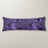 紫エレガント王室のの液体の輝き ボディピロー (正面)