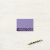 紫エレガント王室のの液体の輝き ポストイット (デスク上)