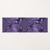 紫エレガント王室のの液体の輝き ヨガマット (正面(横))