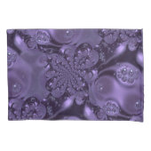紫エレガント王室のの液体の輝き 枕カバー (正面)