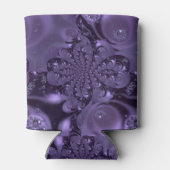 紫エレガント王室のの液体の輝き 缶クーラー (裏面)