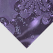 紫エレガント王室のの液体の輝き 薄葉紙 (詳細)