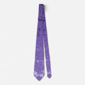 紫エレガント白フォーマル結婚の ネクタイ (正面)