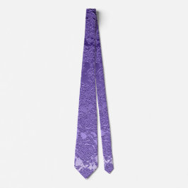 紫エレガント白フォーマル結婚の ネクタイ