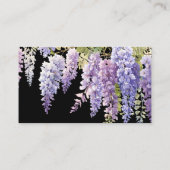 紫エレガント紫マゼンタの水結婚色フジ エンクロージャーカード (裏面)