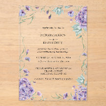 紫エレガント紫紫紫紫陽花ウォーターカラーフローラ結婚ズ