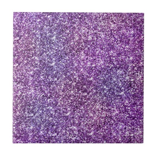 紫エレガント色の抽象芸術スタイリッシュシックパターン タイル (正面)