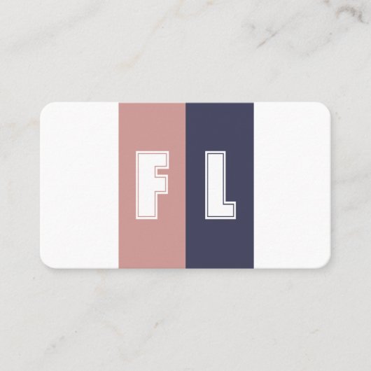 紫エレガント色パレット書道QRコード 名刺 (正面)