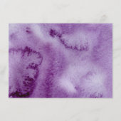 紫エレガント色洗浄紫外披露宴 エンクロージャーカード (裏面)