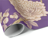 紫エレガント色 ラッピングペーパー (ロールコーナー)